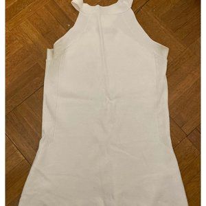 Minnie Rose Knit White High Neck Tank Size S/M